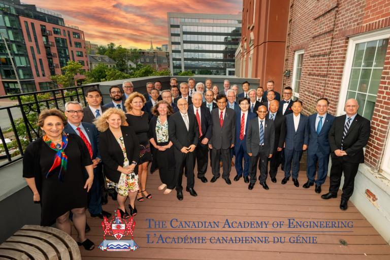 Halifax Photographer 19 Large group professional portrait for the Canadian Academy of Engineering event in Halifax.