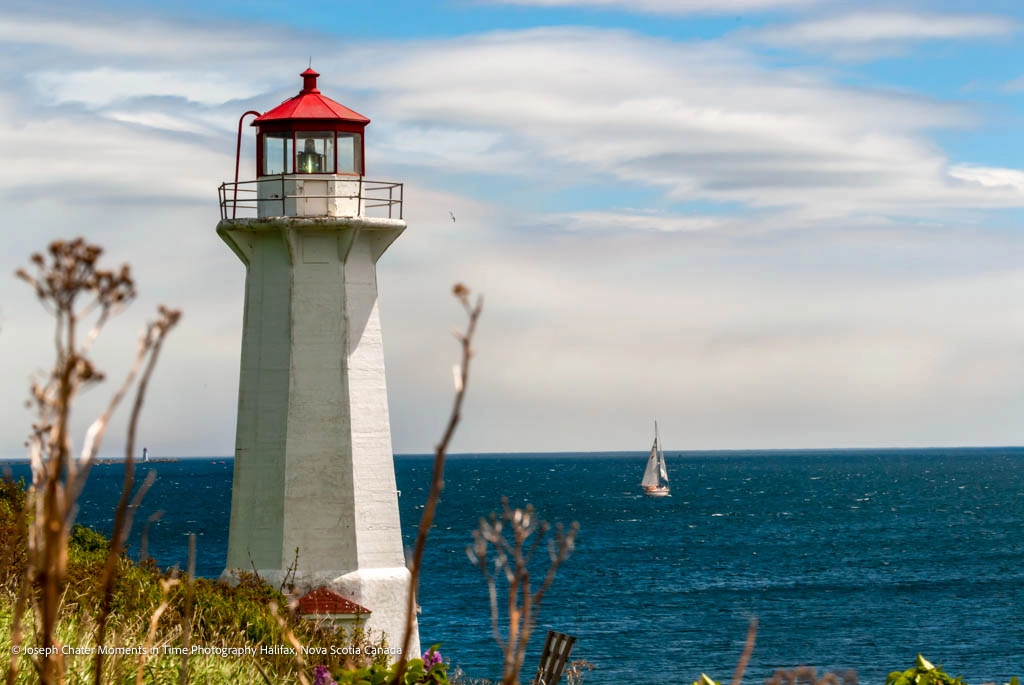 Halifax water front with lighthouse photo by Moments in Time Photography Studio