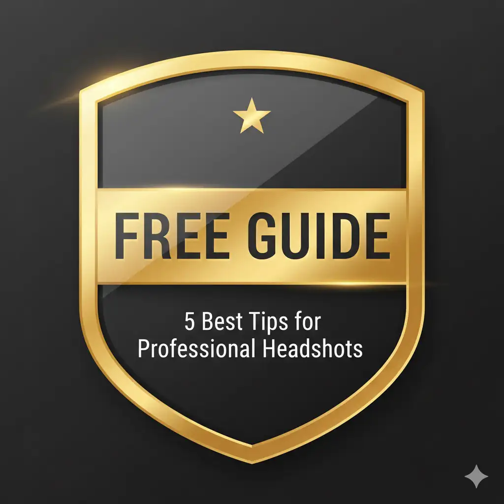 Free Professional Headshot Preparation Guide Badge